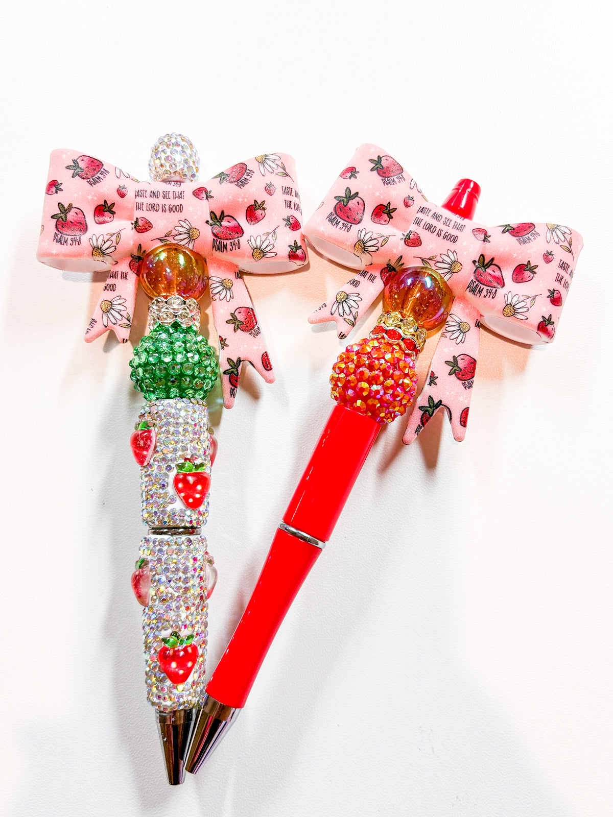 Psalms 34:8 strawberry pen
