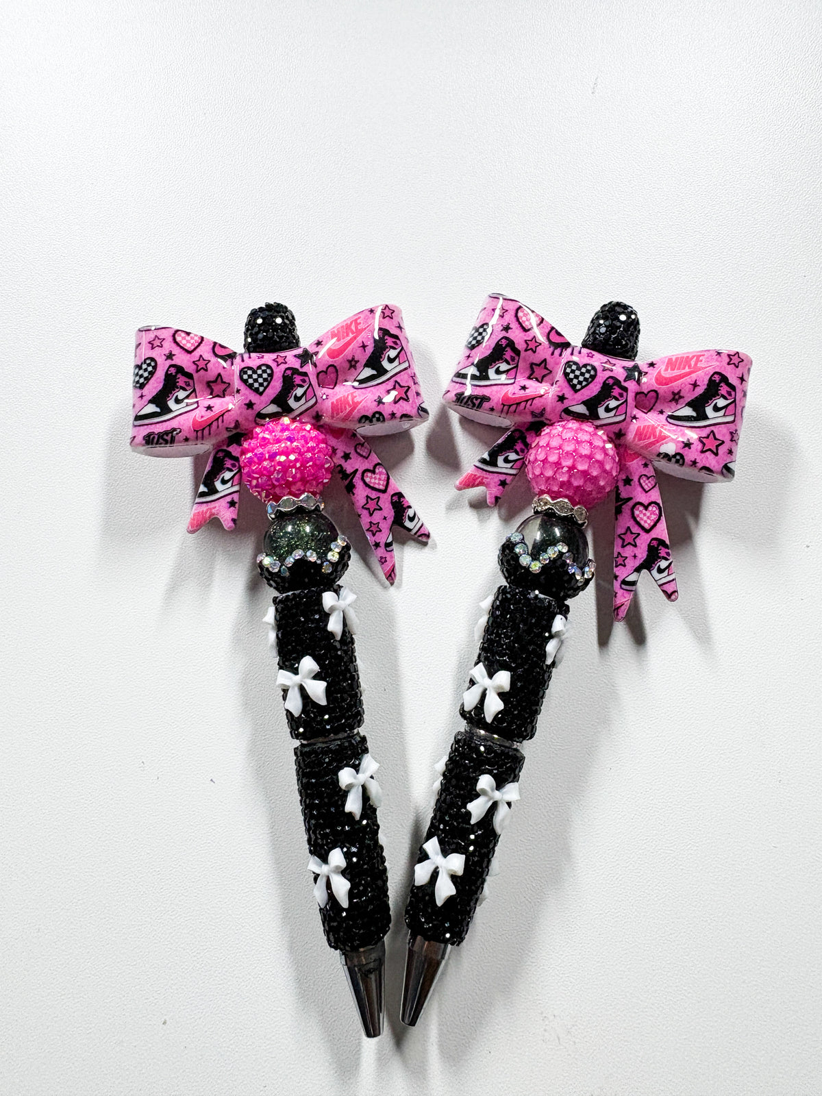 Nike heart bling pen