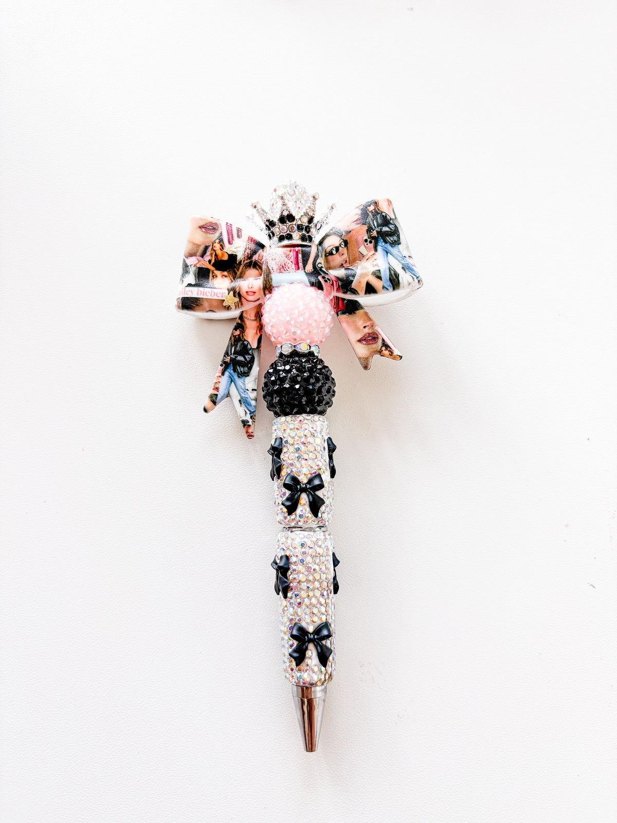 Hailey Bieber bling pen