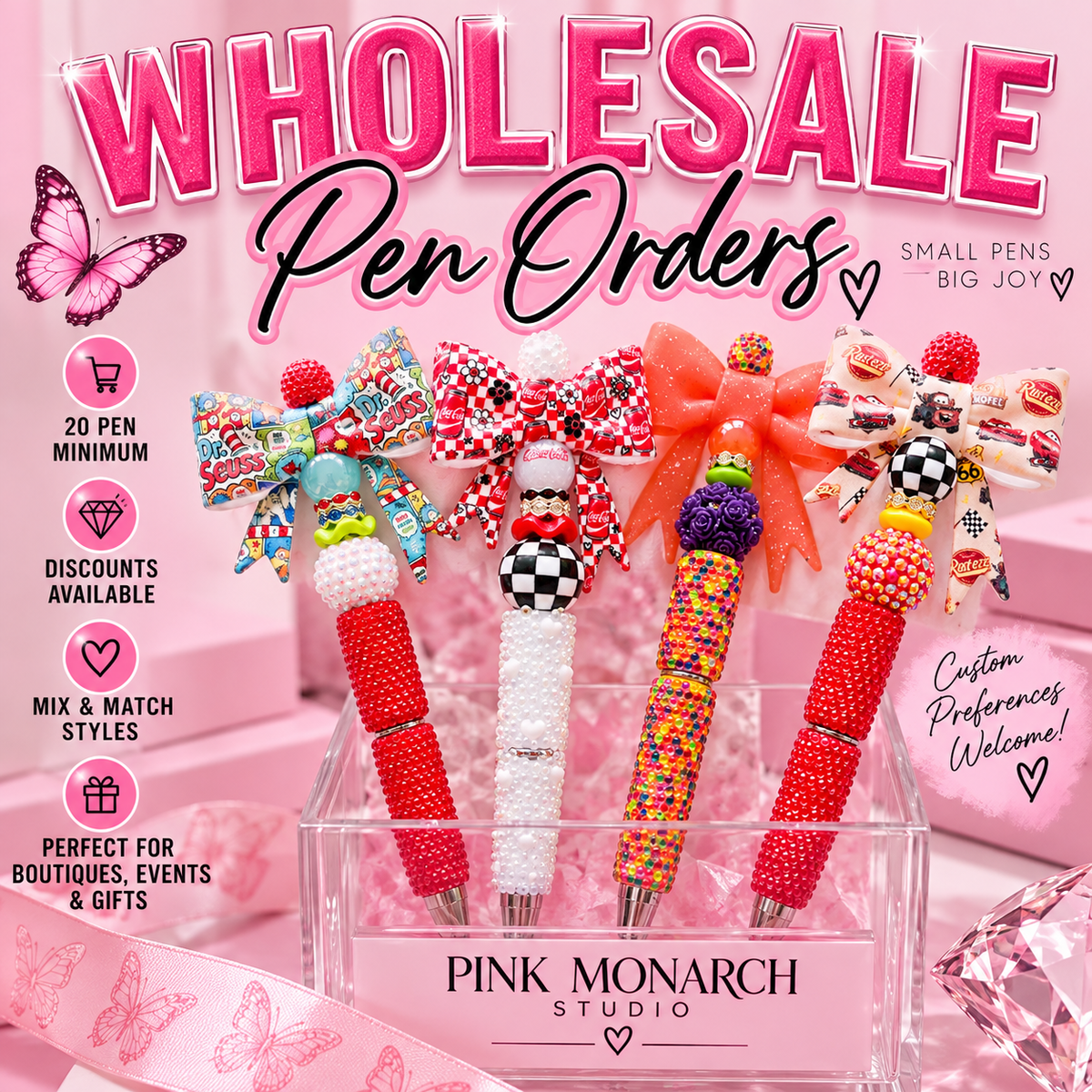 Wholesale pen order